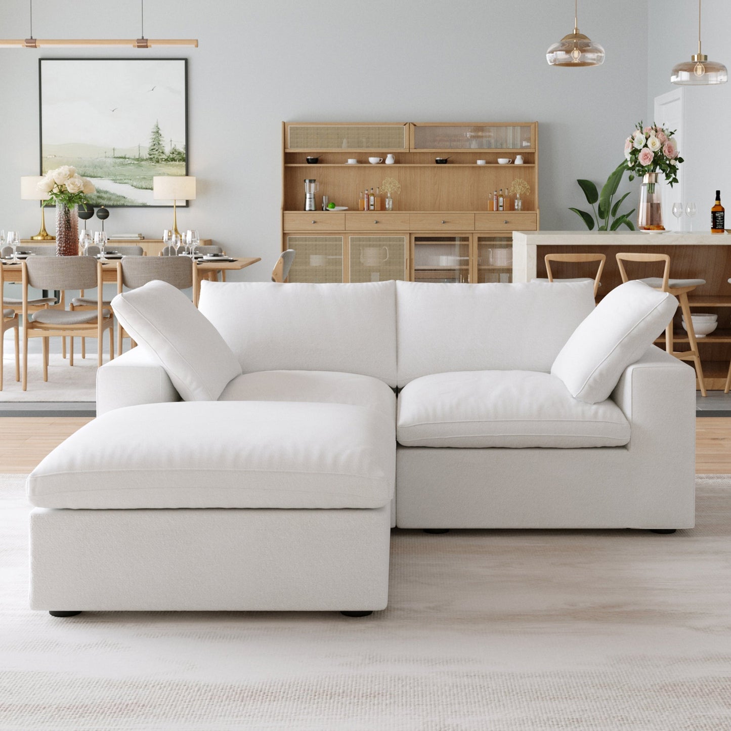 CloudComfort™ Modular Washable Classic Sofa