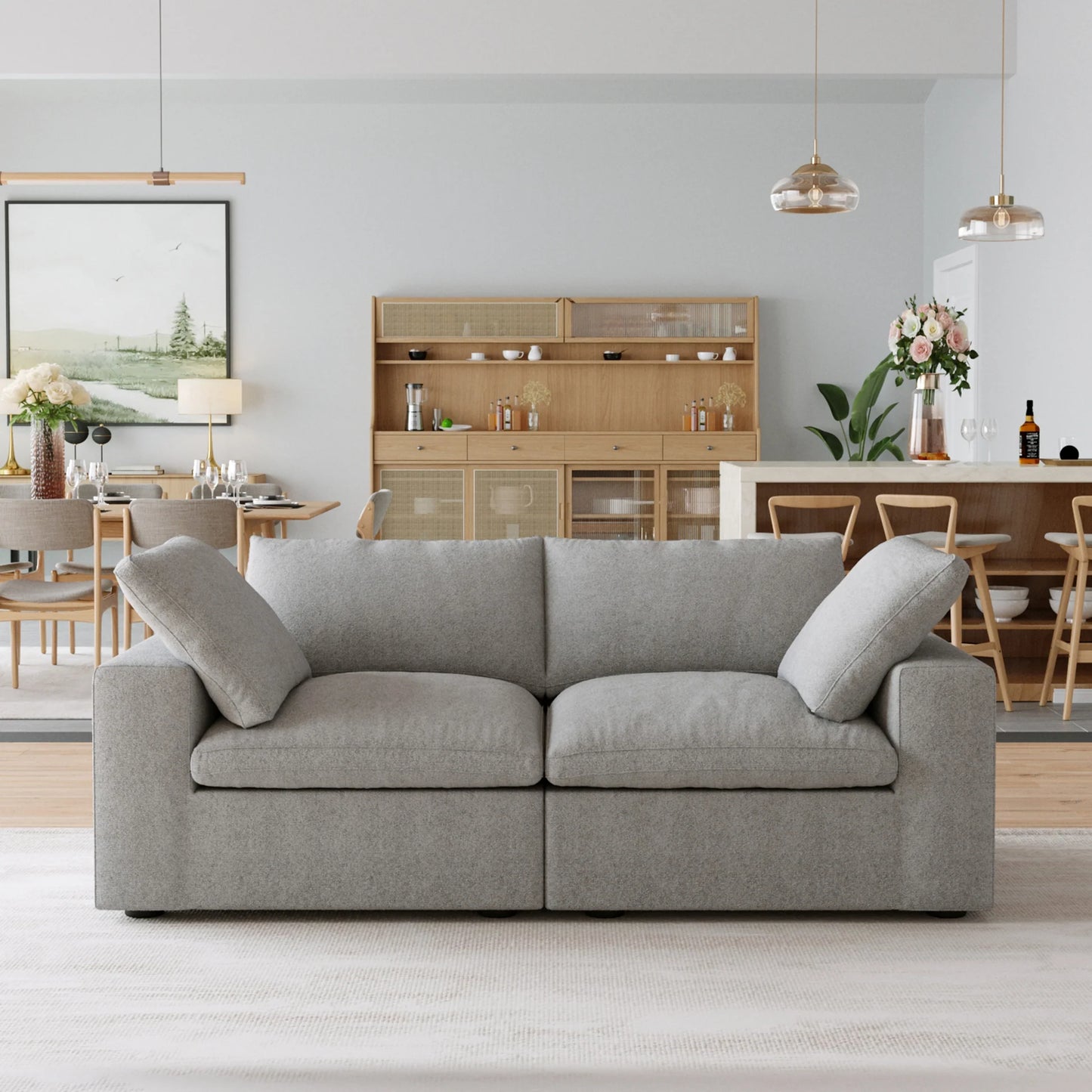 CloudComfort™ Modular Washable Classic Sofa