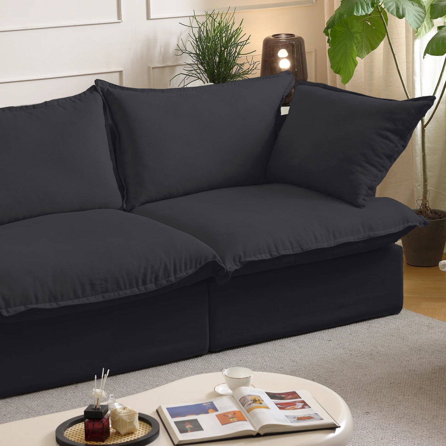 CloudComfort™ Modular Washable Luxe Sofa