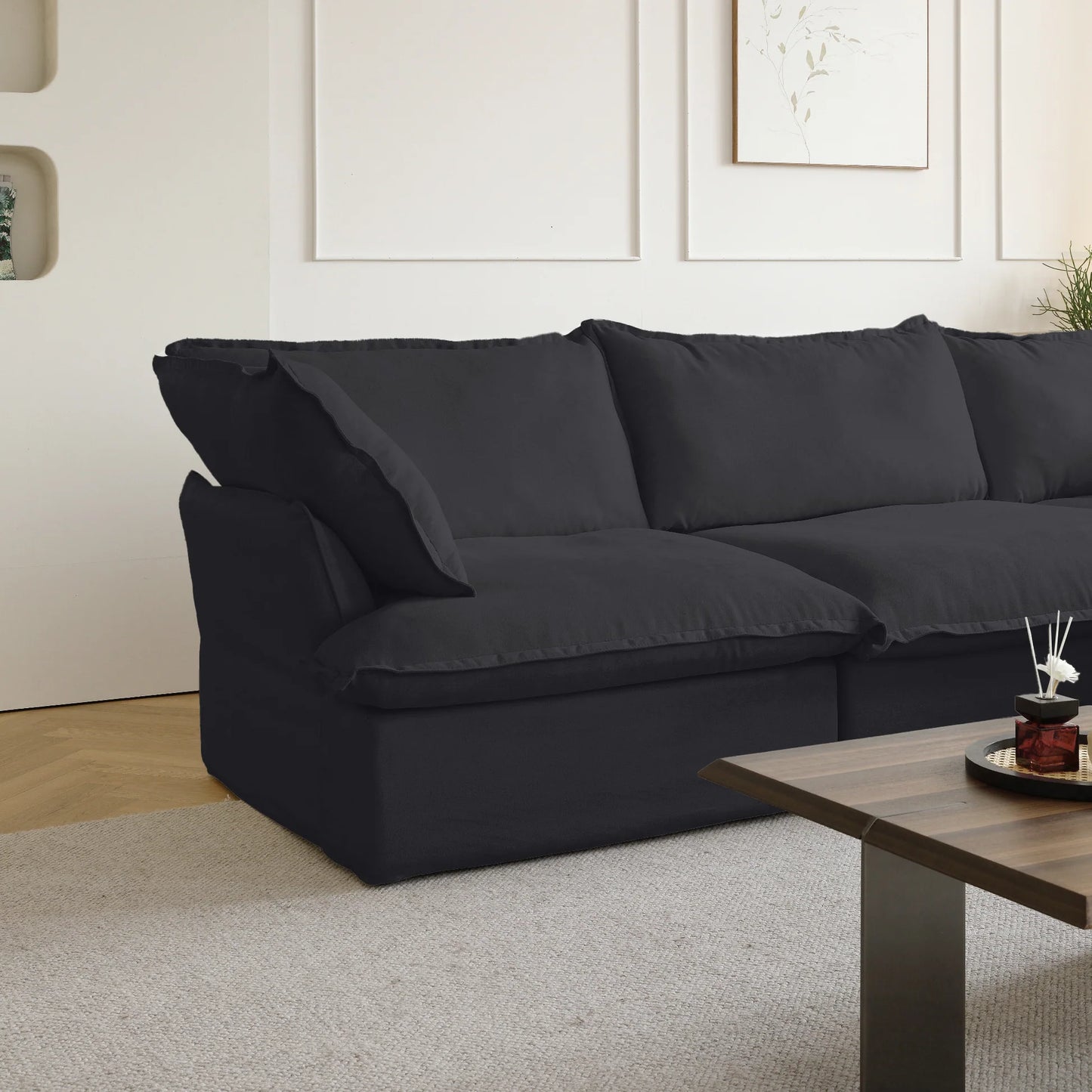 CloudComfort™ Modular Washable Luxe Sofa