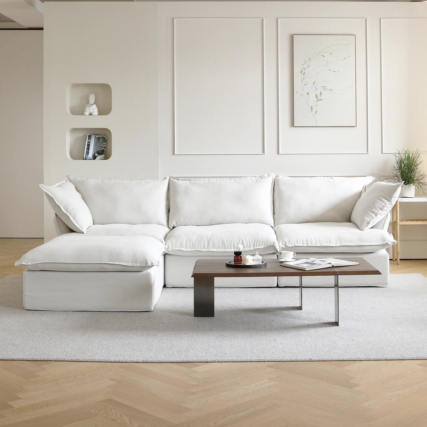 CloudComfort™ Modular Washable Luxe Sofa
