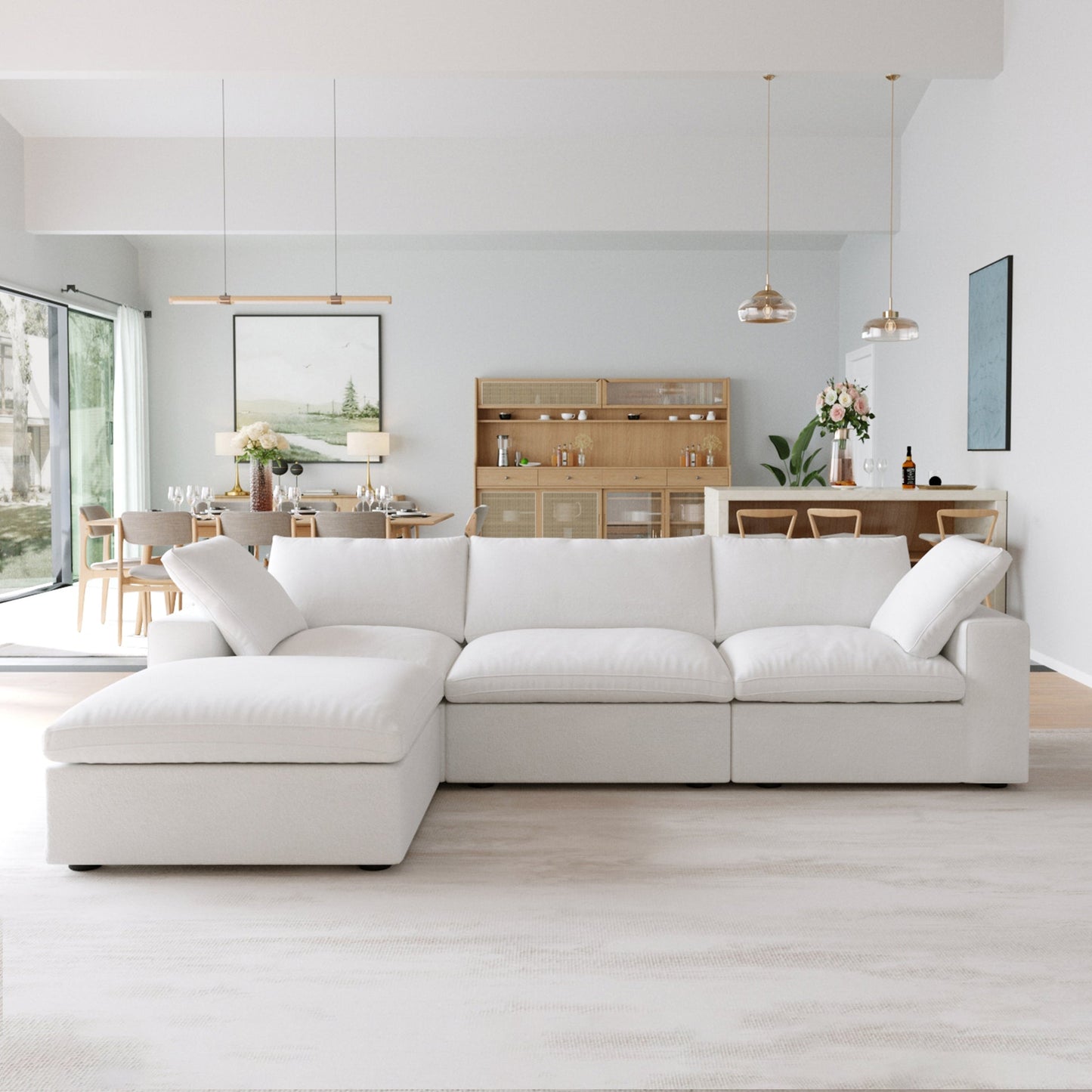 CloudComfort™ Modular Washable Classic Sofa