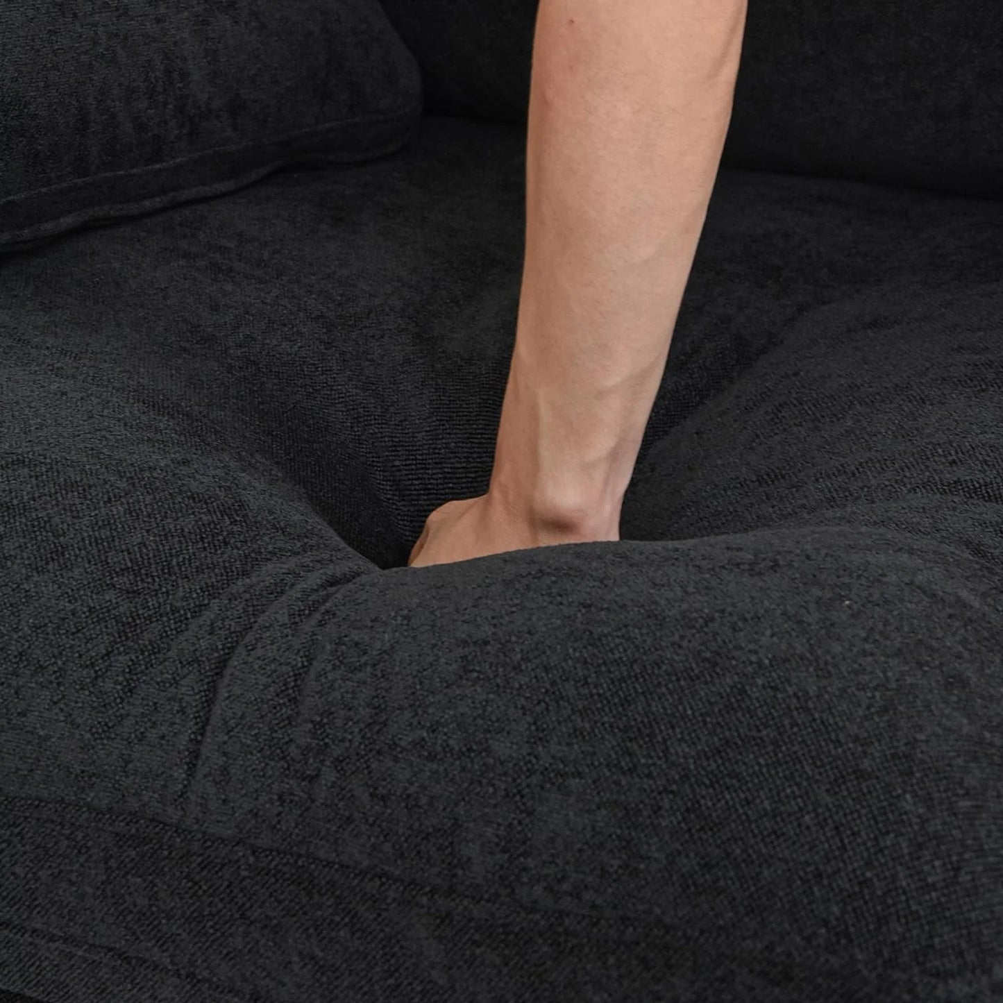 CloudComfort™ Modular Washable Classic Sofa - 4 Seater Chaise