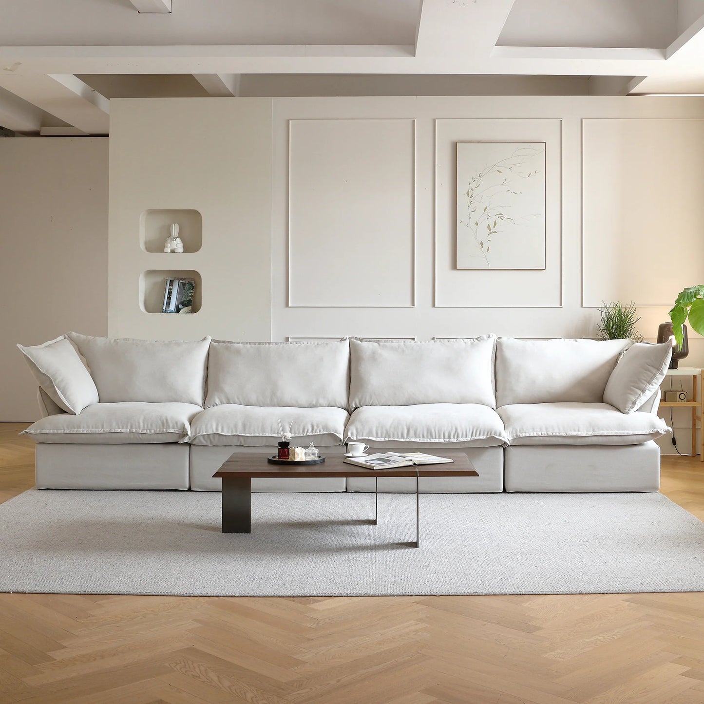 CloudComfort™ Modular Washable Luxe Sofa