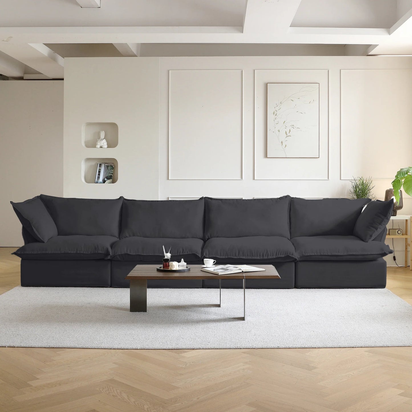 CloudComfort™ Modular Washable Luxe Sofa