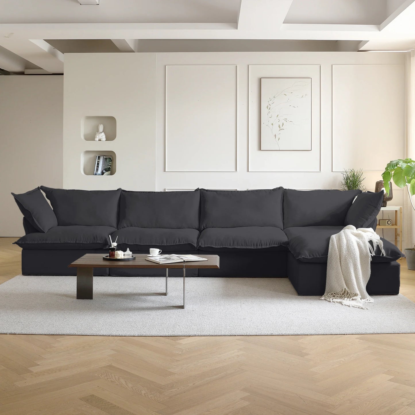 CloudComfort™ Modular Washable Luxe Sofa