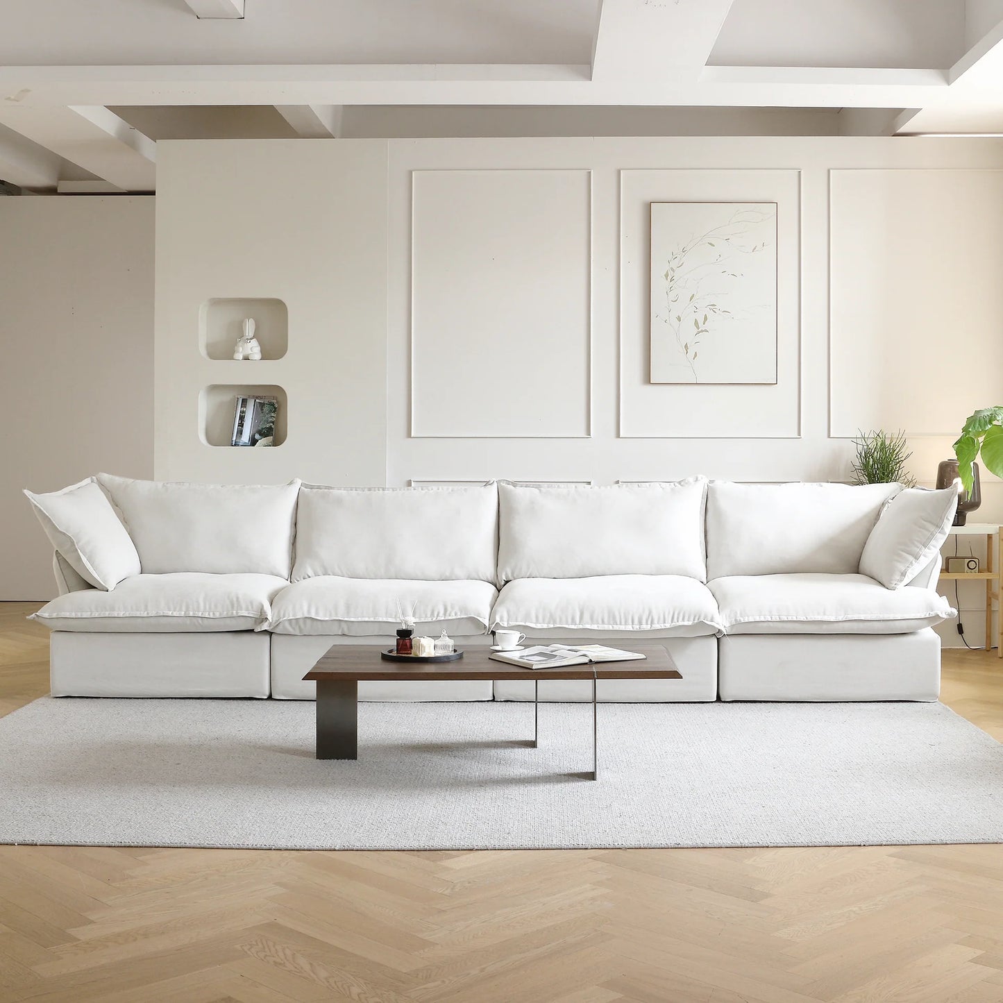 CloudComfort™ Modular Washable Luxe Sofa