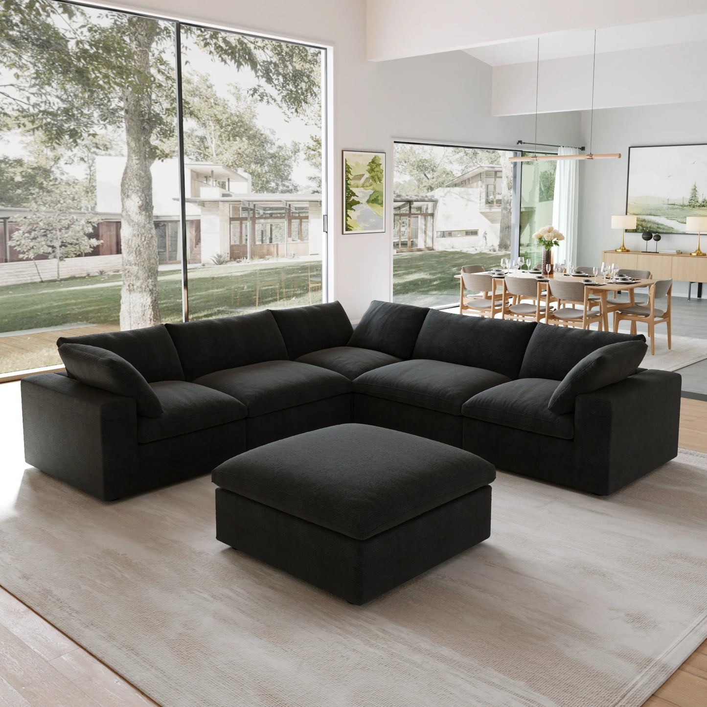 CloudComfort™ Modular Washable Classic Sofa
