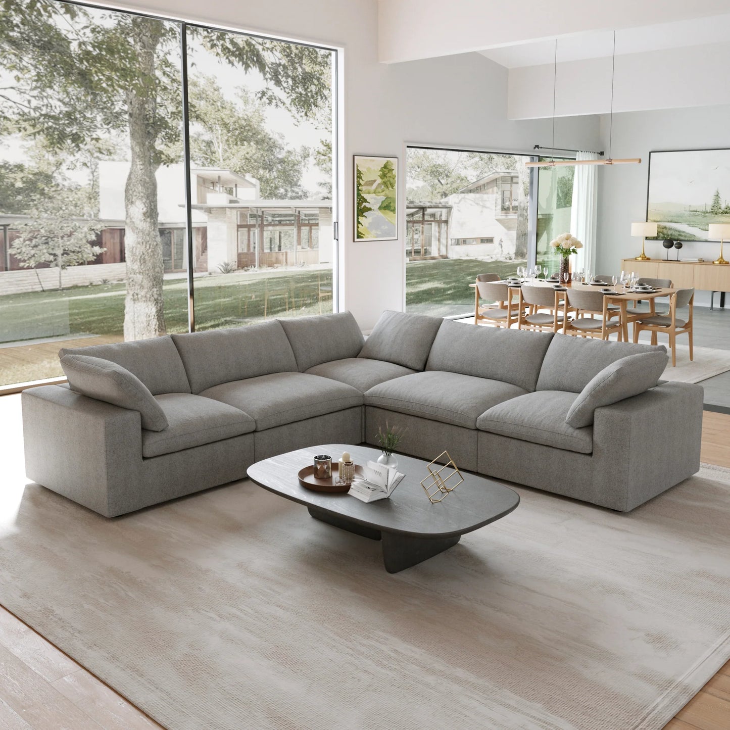 CloudComfort™ Modular Washable Classic Sofa