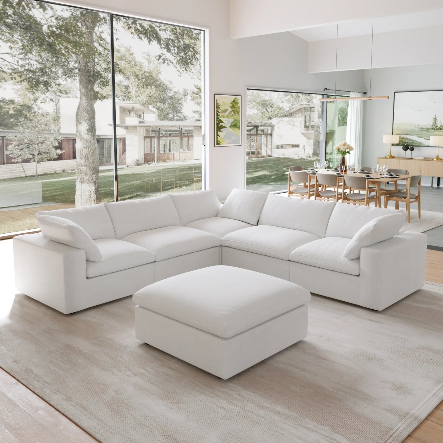 CloudComfort™ Modular Washable Classic Sofa