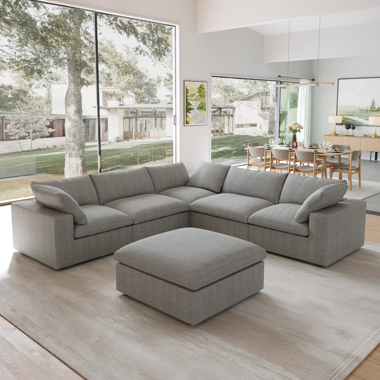 CloudComfort™ Modular Washable Classic Sofa
