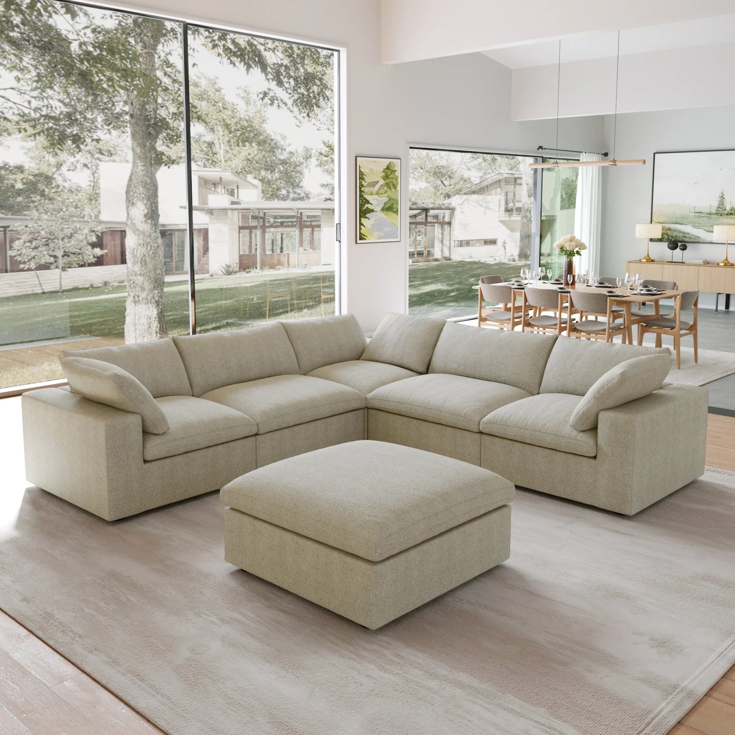 CloudComfort™ Modular Washable Classic Sofa