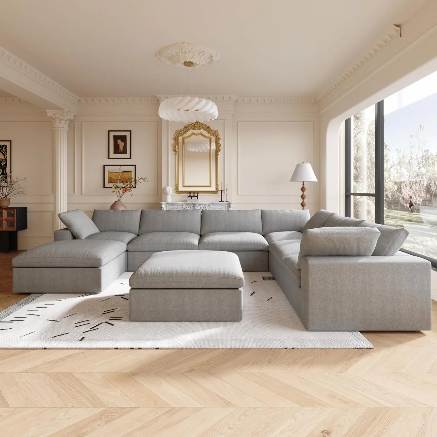 CloudComfort™ Modular Washable Classic Sofa