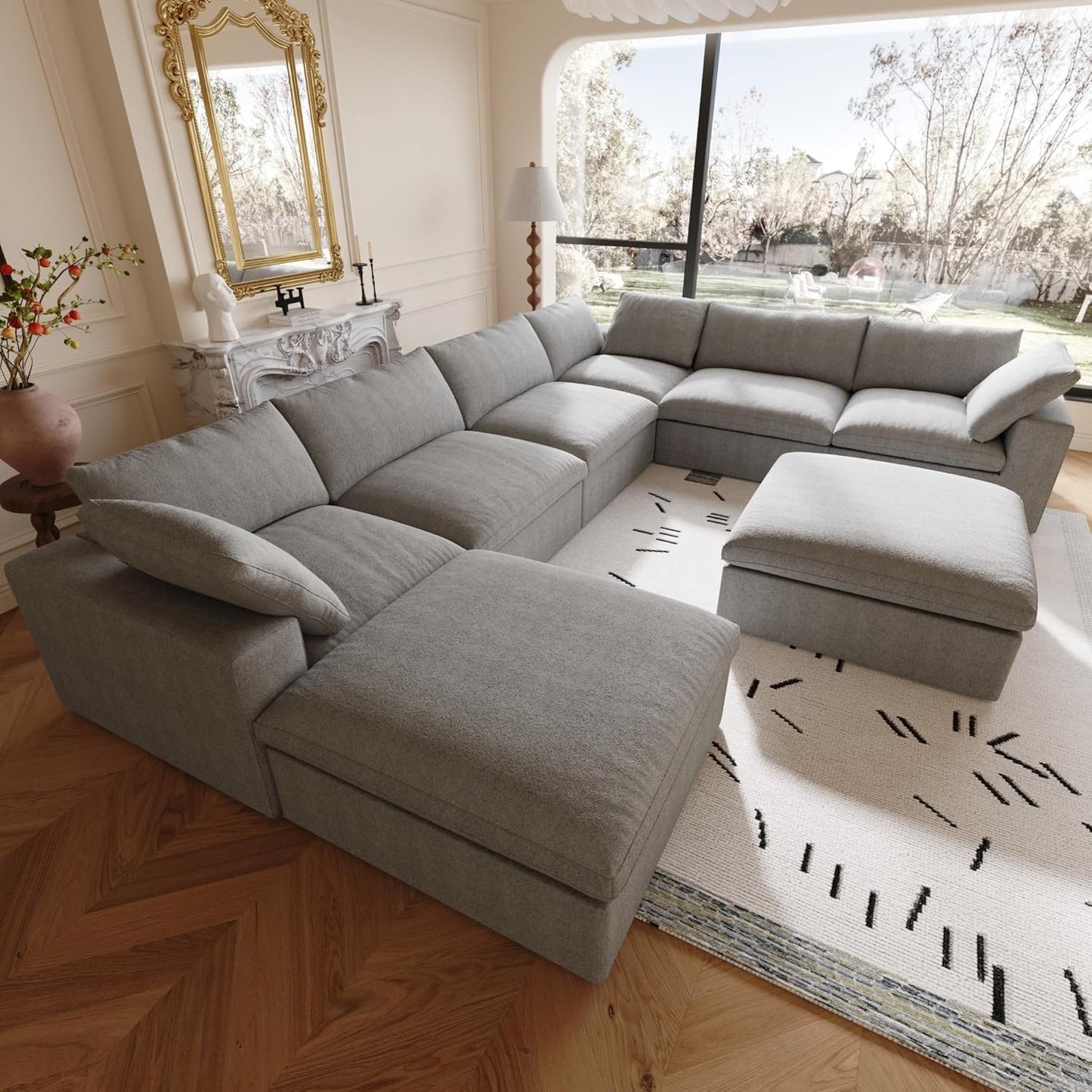 CloudComfort™ Modular Washable Classic Sofa
