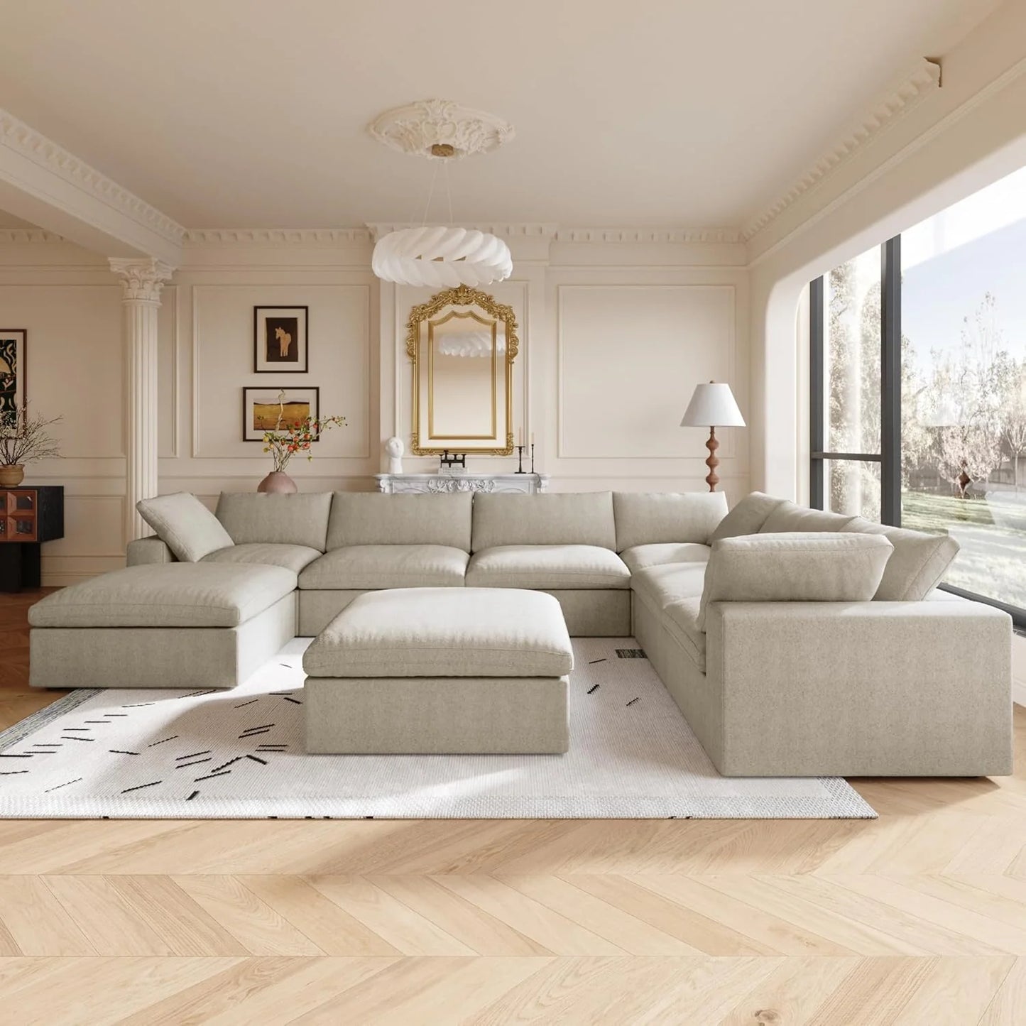 CloudComfort™ Modular Washable Classic Sofa
