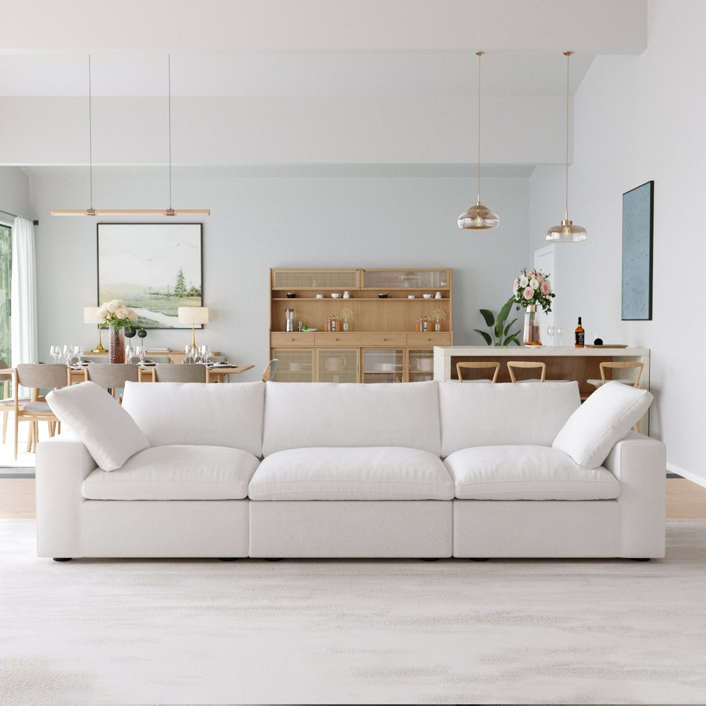 CloudComfort™ Modular Washable Classic Sofa