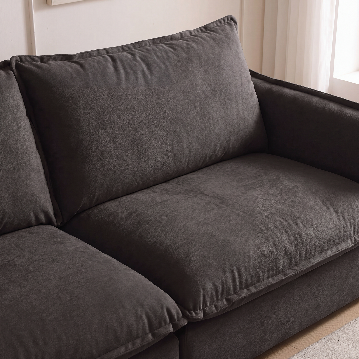CloudComfort™ Modular Washable Luxe Sofa - 4 Seater