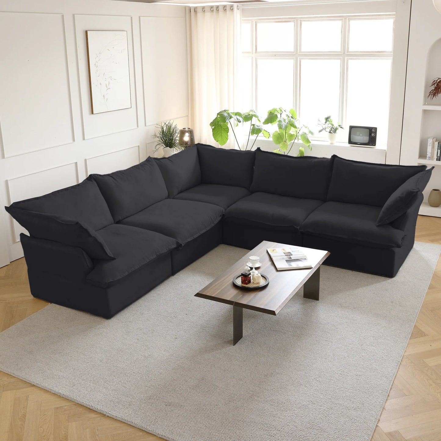 Modular Luxe 5-Seater Corner Sectional