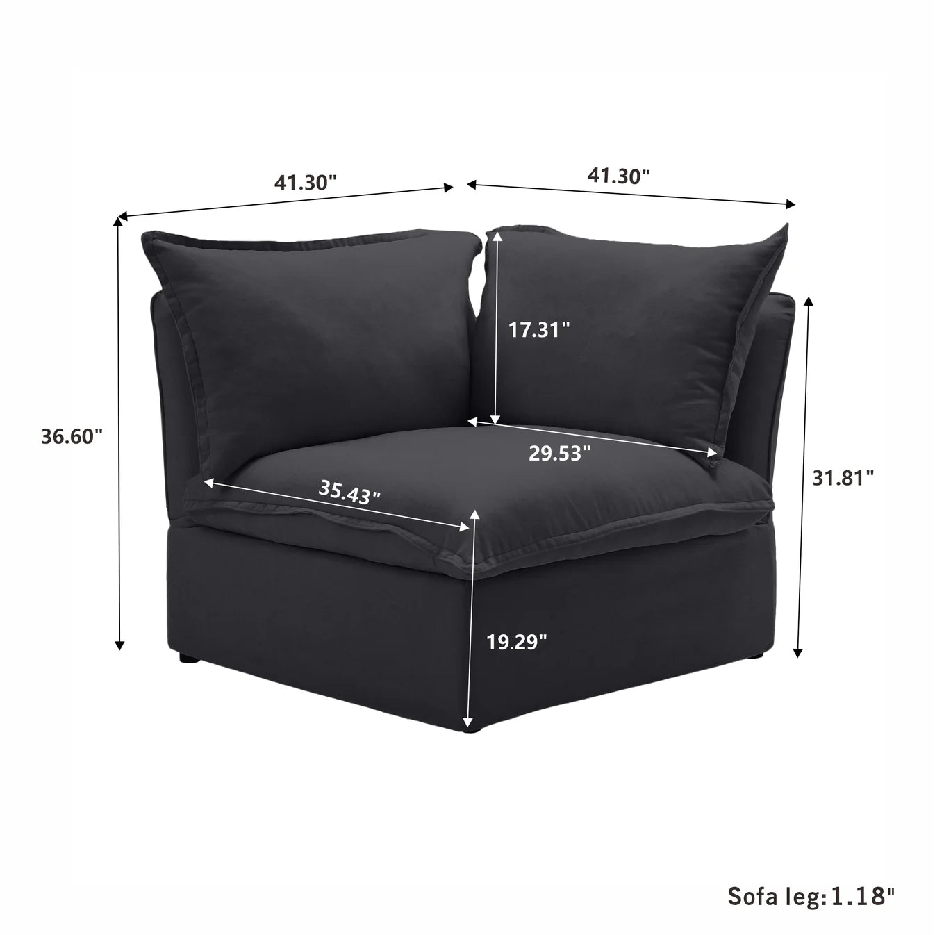 CloudComfort™ Modular Luxe Pieces