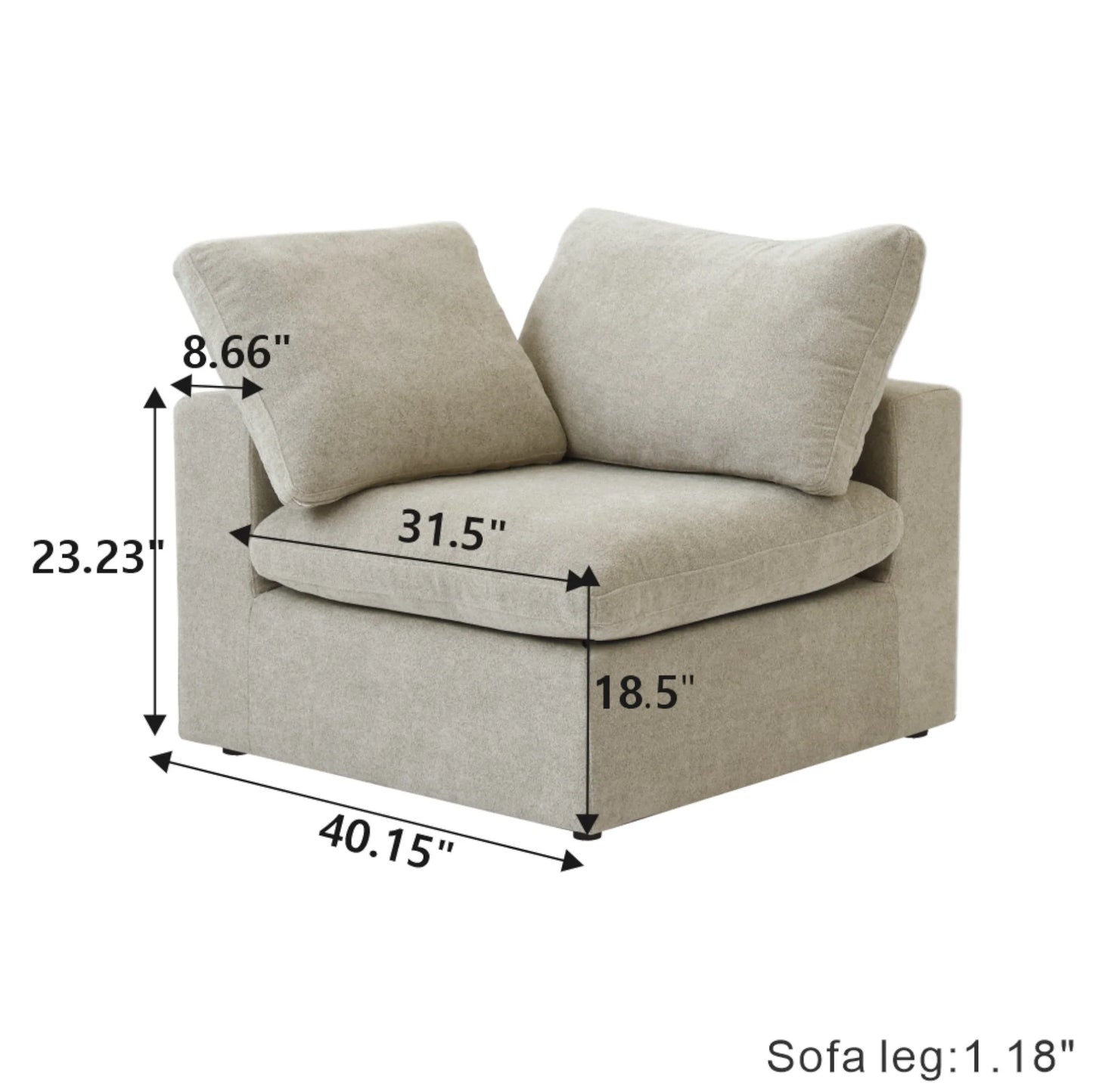 CloudComfort™ Modular Classic Pieces