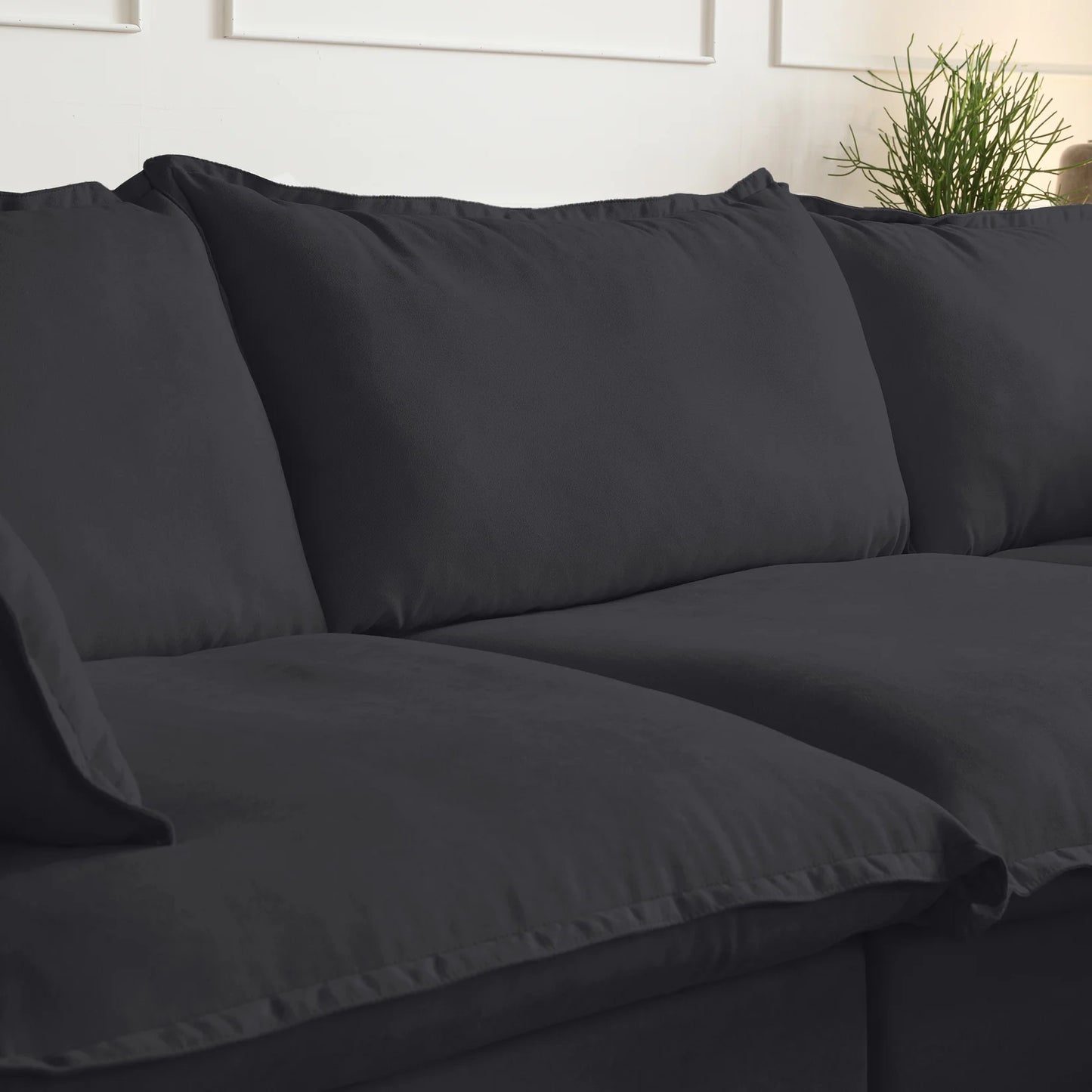 Modular Luxe 5-Seater Corner Sectional + Ottoman