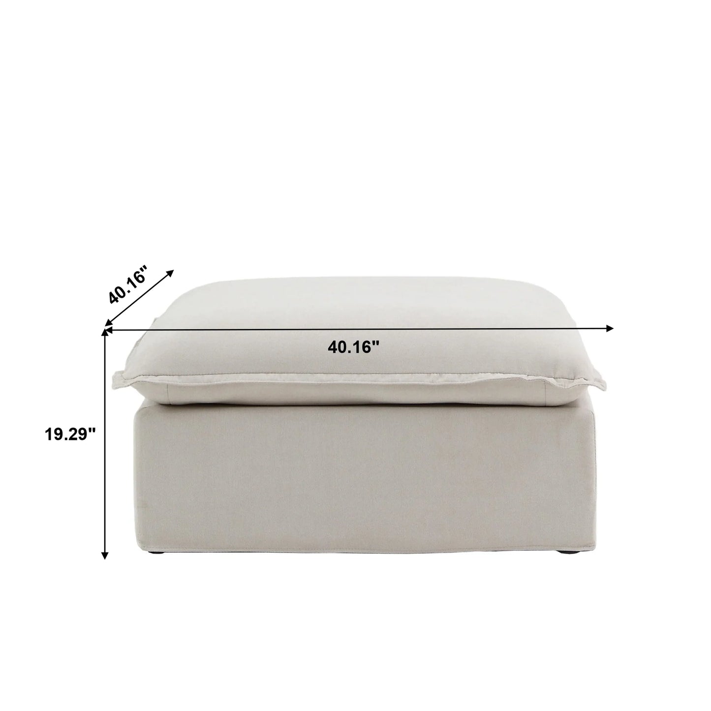 CloudComfort™ Modular Washable Luxe Sofa