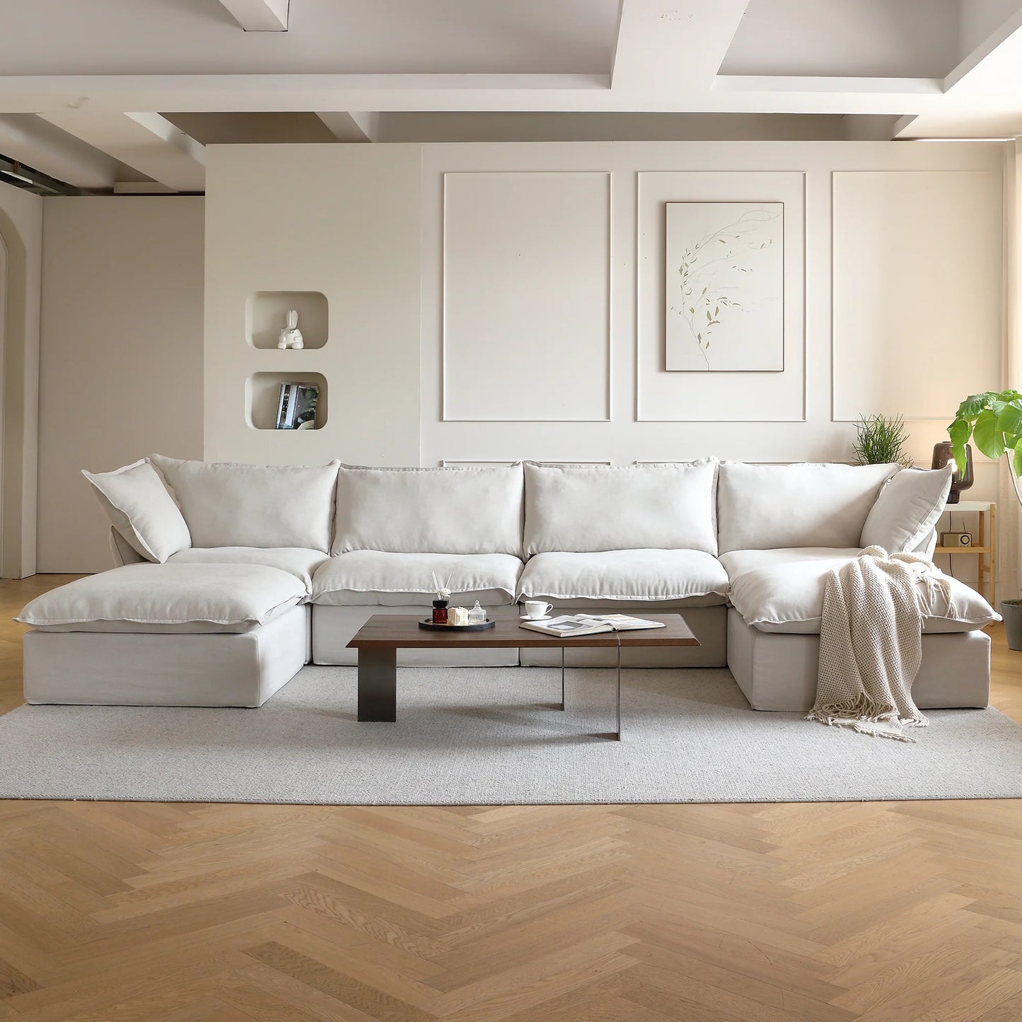 CloudComfort™ Modular Washable Luxe Sofa
