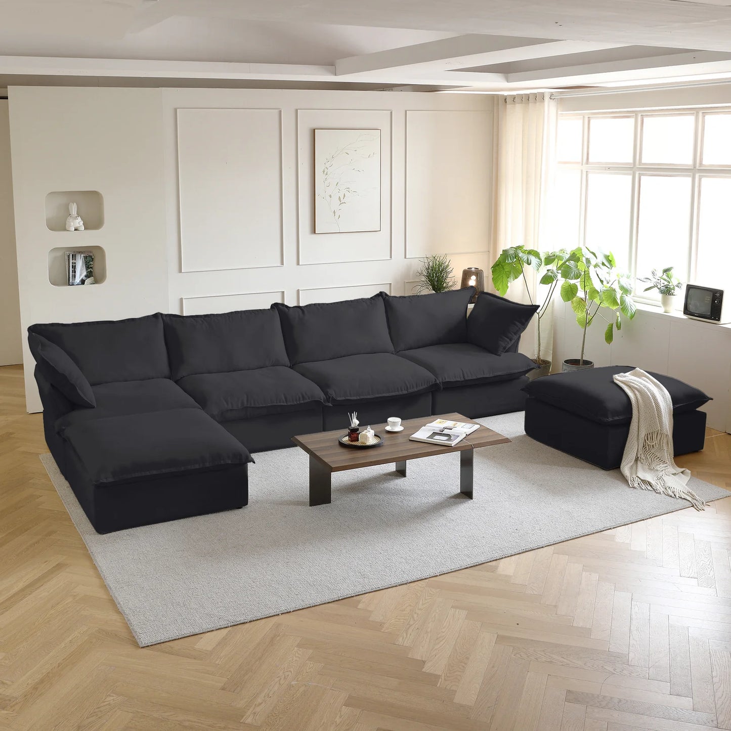CloudComfort™ Modular Washable Luxe Sofa