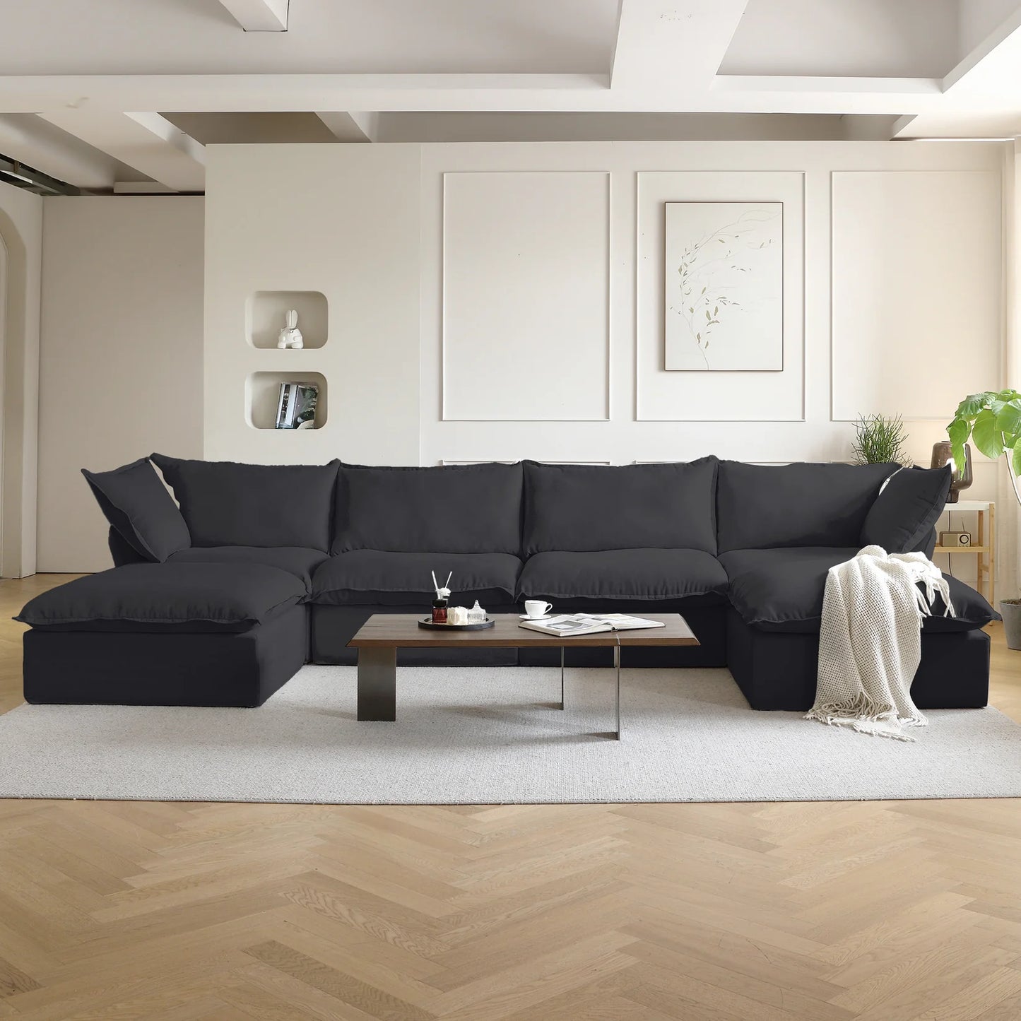 CloudComfort™ Modular Washable Luxe Sofa