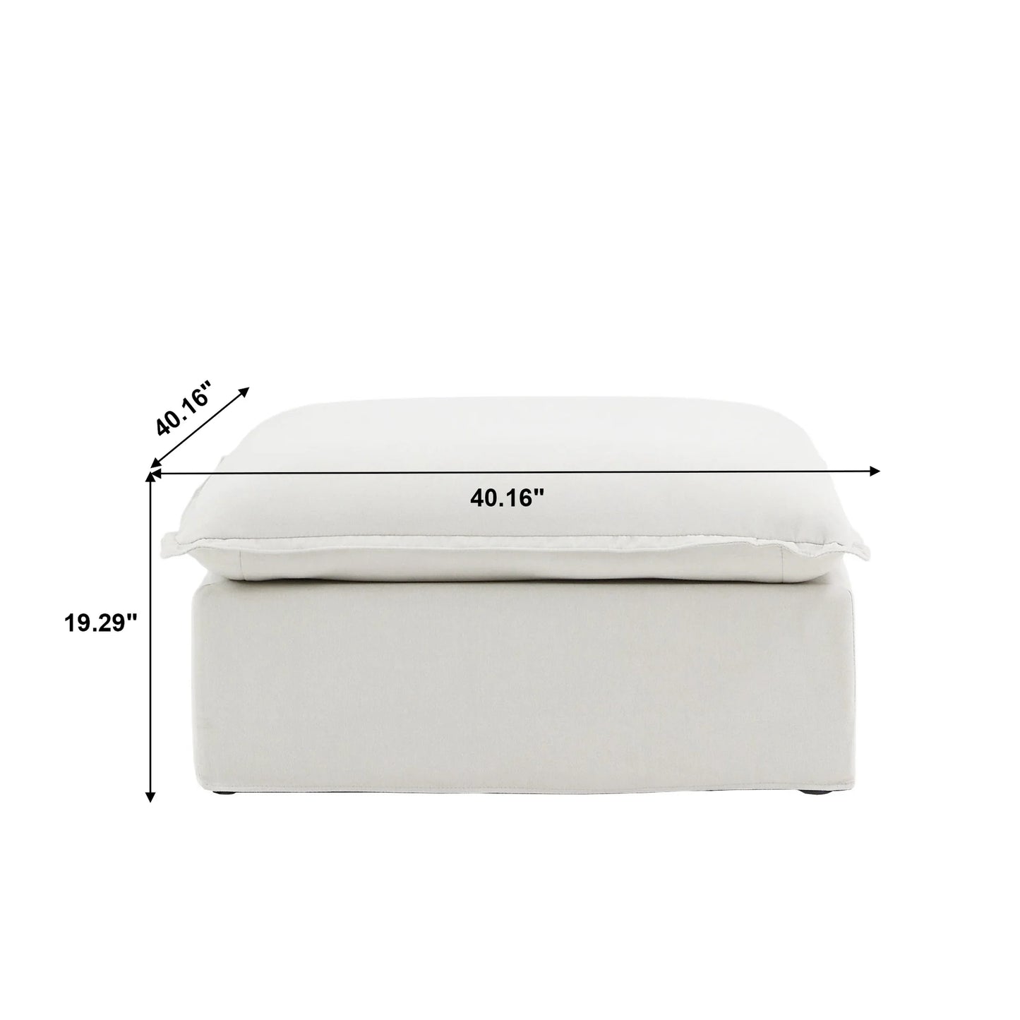 CloudComfort™ Modular Washable Luxe Sofa