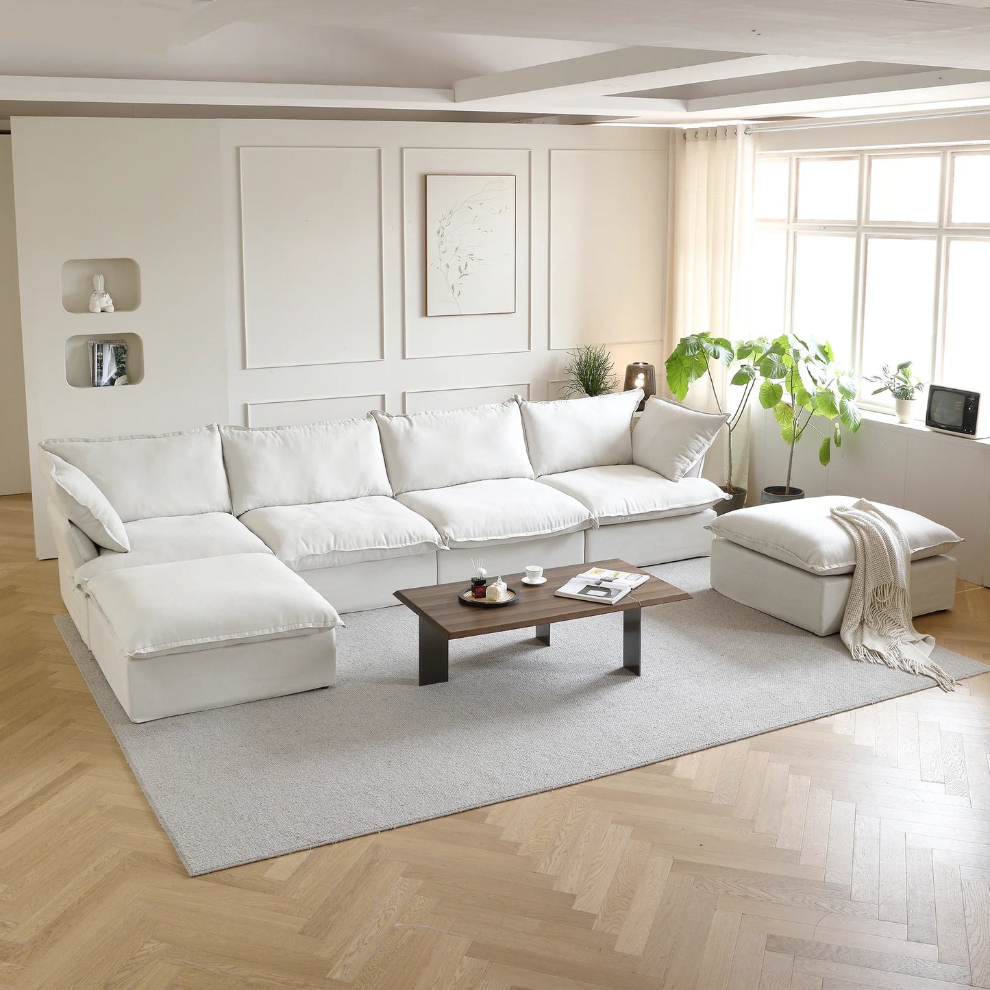 CloudComfort™ Modular Washable Luxe Sofa