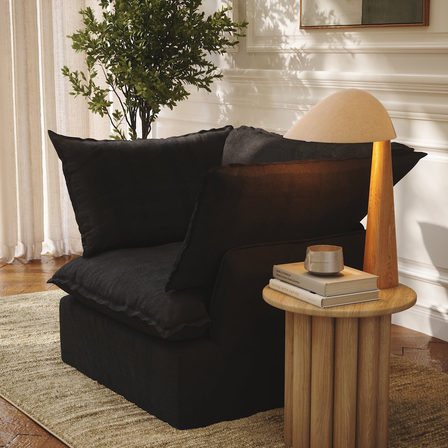 CloudComfort™ Modular Washable Luxe Sofa - Armchair