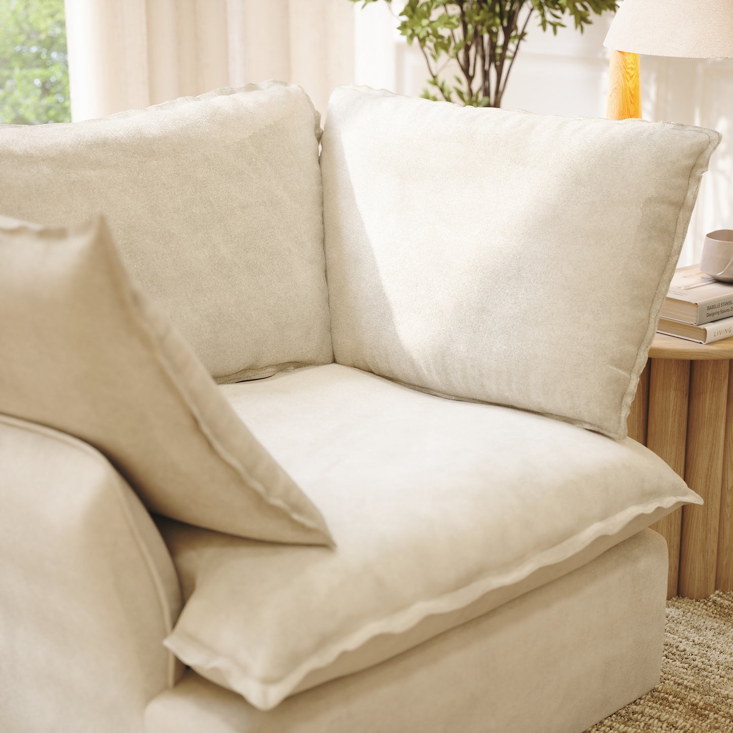 CloudComfort™ Modular Washable Luxe Sofa - Armchair