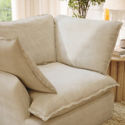 CloudComfort™ Modular Washable Luxe Sofa - Armchair