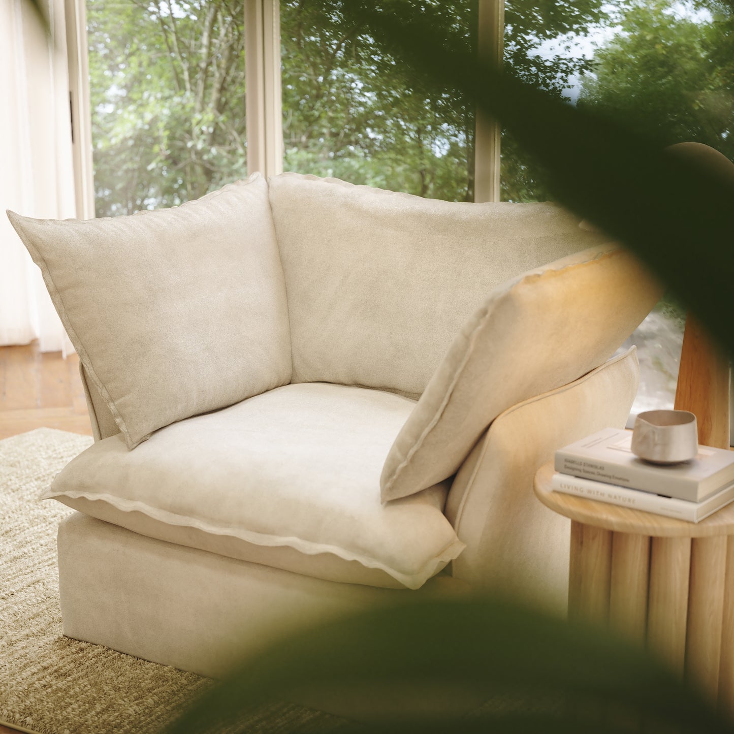 CloudComfort™ Modular Washable Luxe Sofa - Armchair