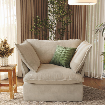 CloudComfort™ Modular Washable Luxe Sofa - Armchair