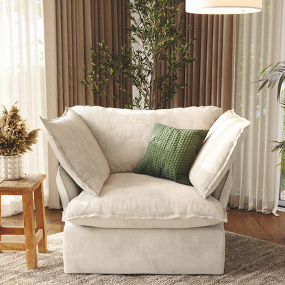 CloudComfort™ Modular Washable Luxe Sofa - Armchair