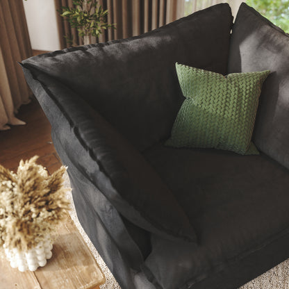 CloudComfort™ Modular Washable Luxe Sofa - Armchair