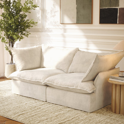 CloudComfort™ Modular Washable Luxe Sofa - 2 Seater Sofa