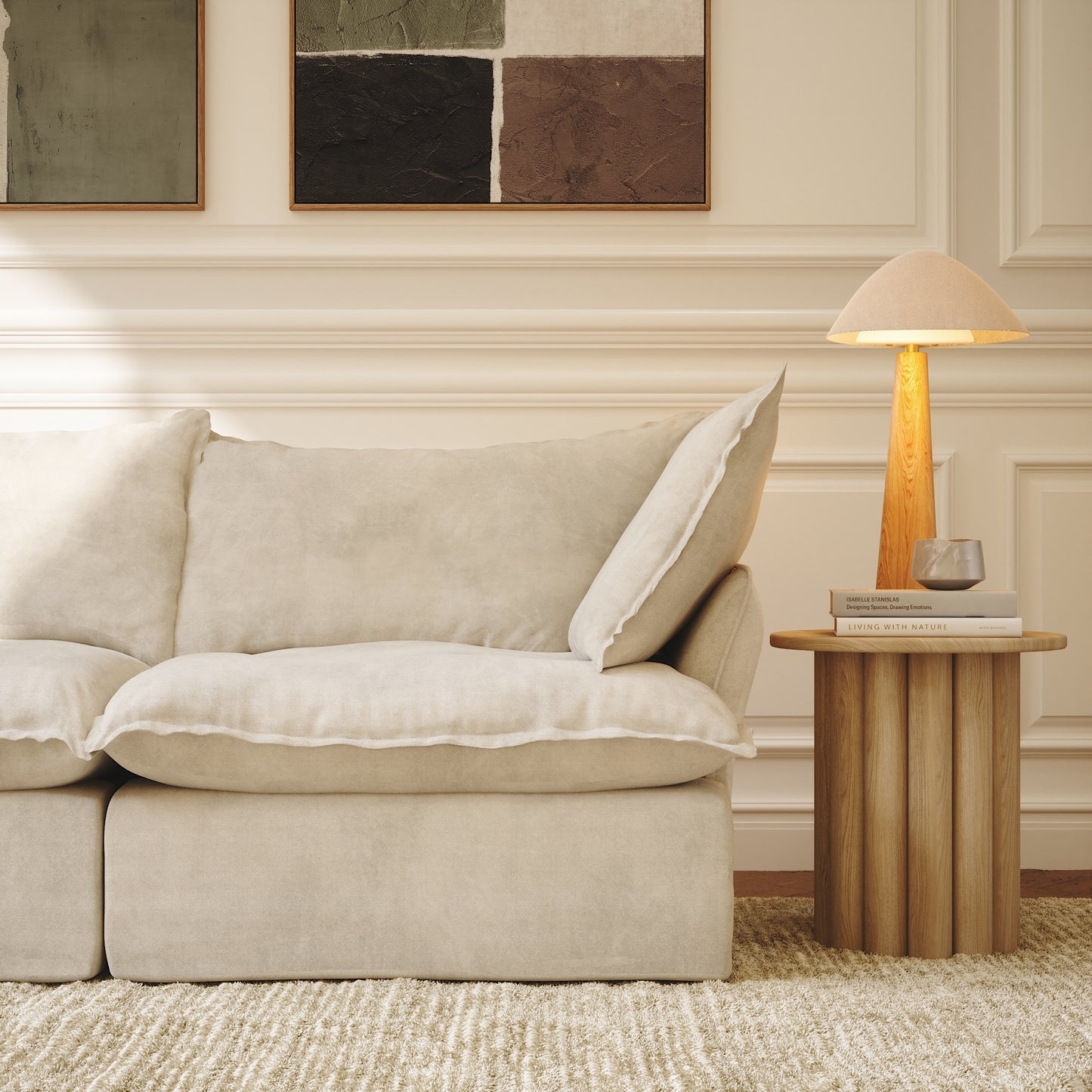 CloudComfort™ Modular Washable Luxe Sofa - 2 Seater Sofa