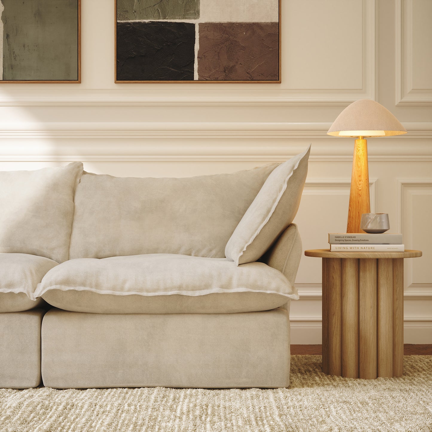 CloudComfort™ Modular Washable Luxe Sofa - 2 Seater Sofa