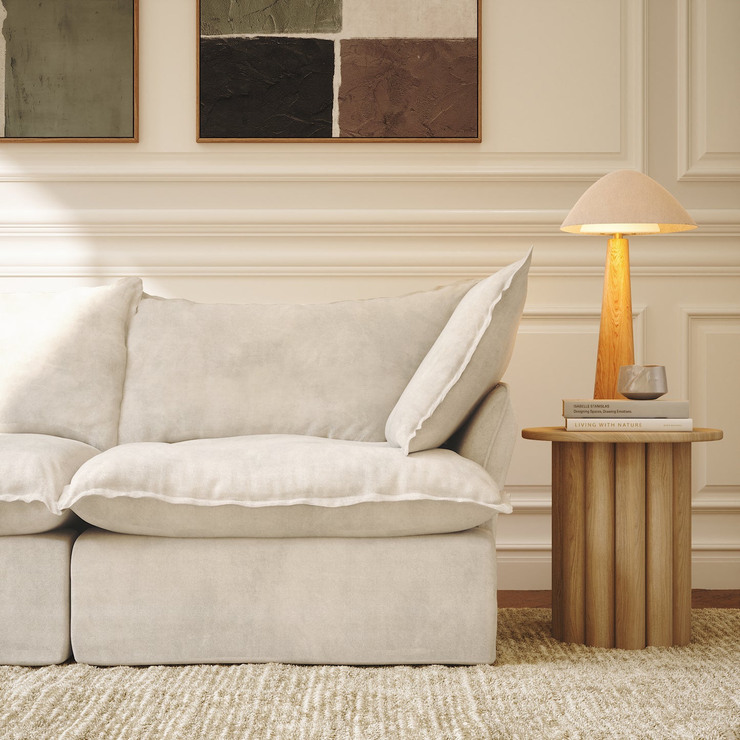 CloudComfort™ Modular Washable Luxe Sofa - 2 Seater Sofa