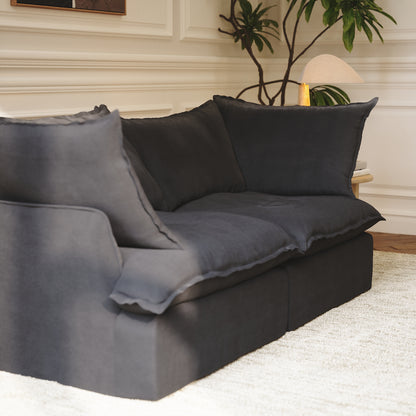 CloudComfort™ Modular Washable Luxe Sofa - 2 Seater Sofa