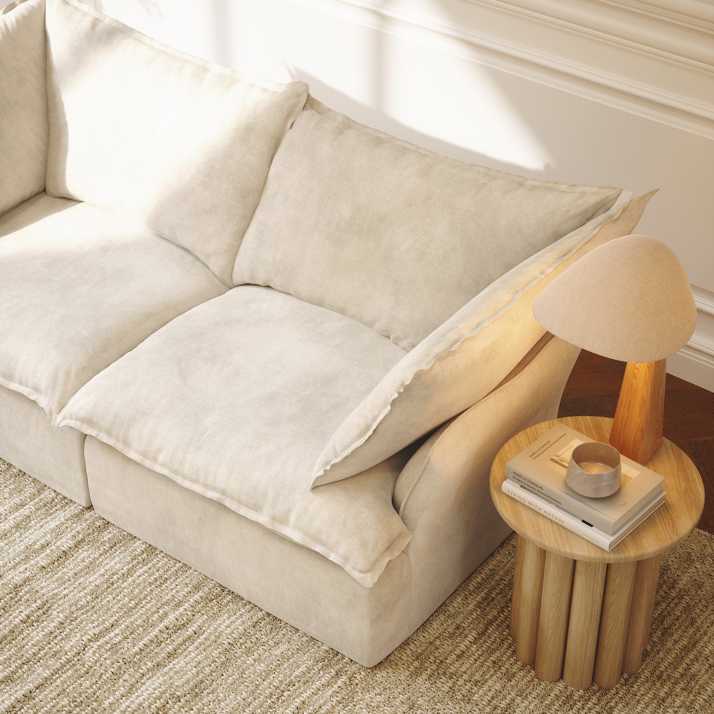 CloudComfort™ Modular Washable Luxe Sofa - 2 Seater Sofa