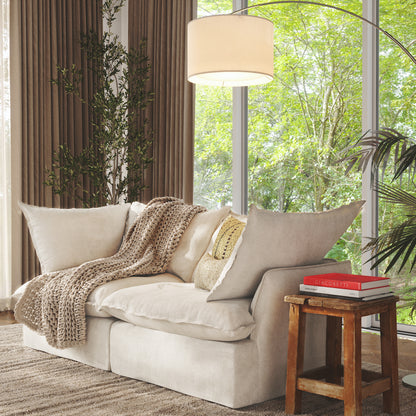 CloudComfort™ Modular Washable Luxe Sofa - 2 Seater Sofa