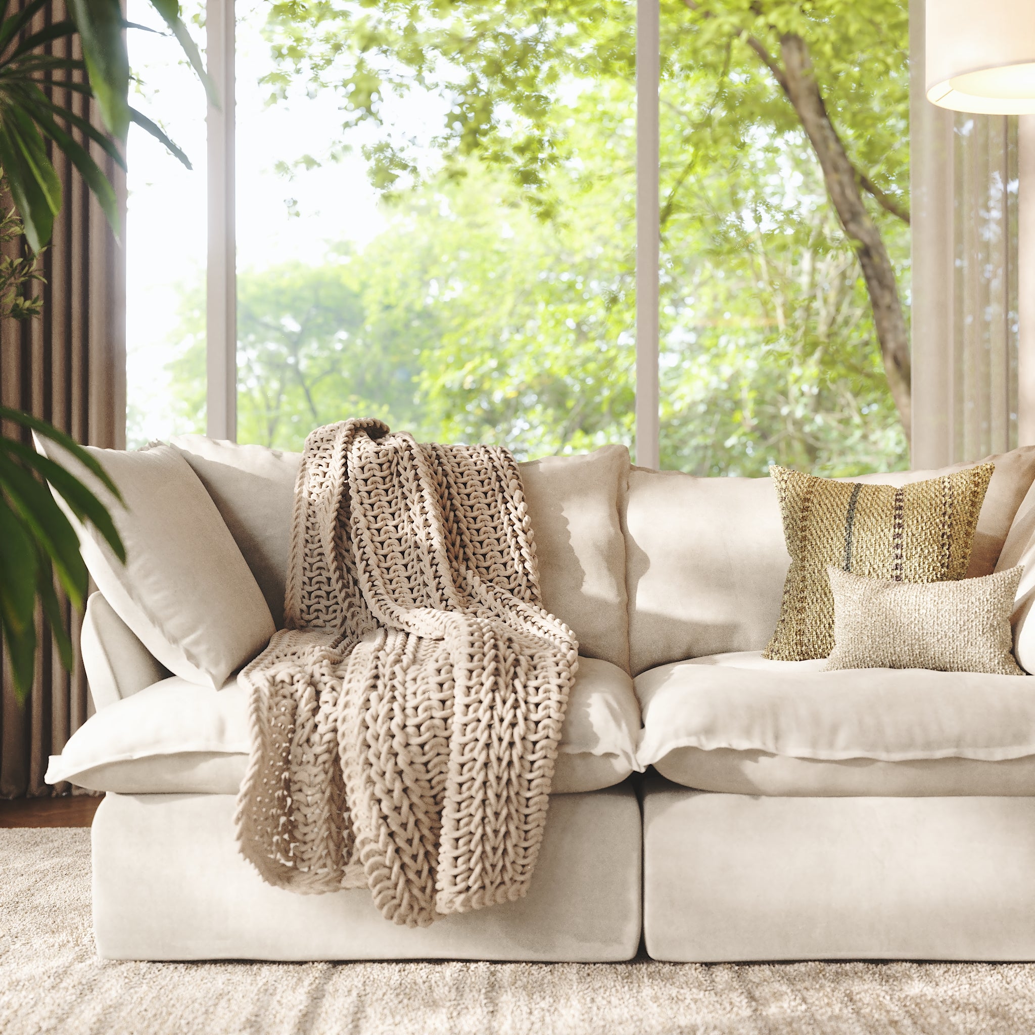 Modular Washable Luxe 2 Seat Sofa | CloudComfort™ – Sofie Home