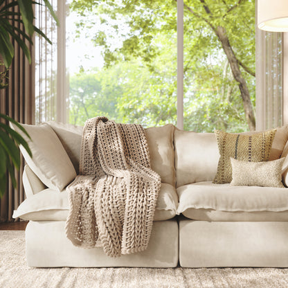 CloudComfort™ Modular Washable Luxe Sofa - 2 Seater Sofa