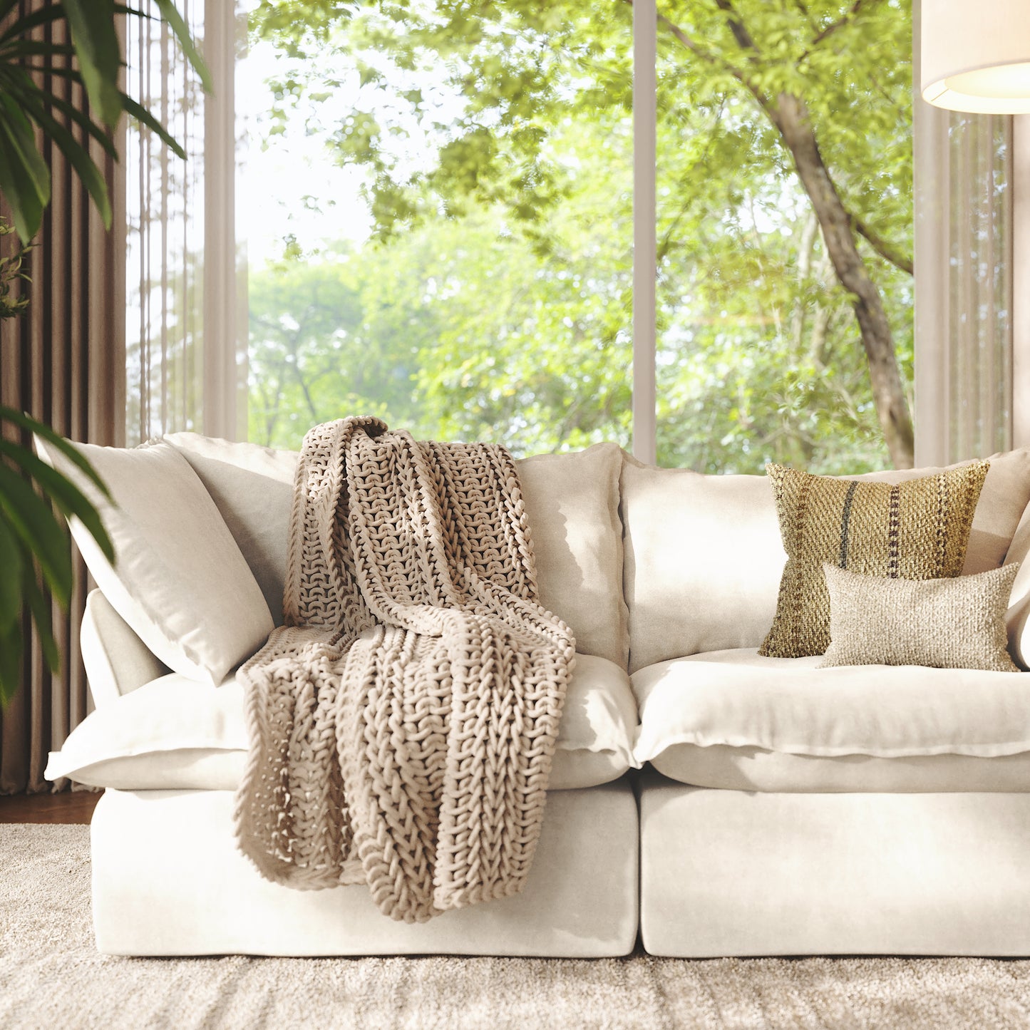 CloudComfort™ Modular Washable Luxe Sofa - 2 Seater Sofa