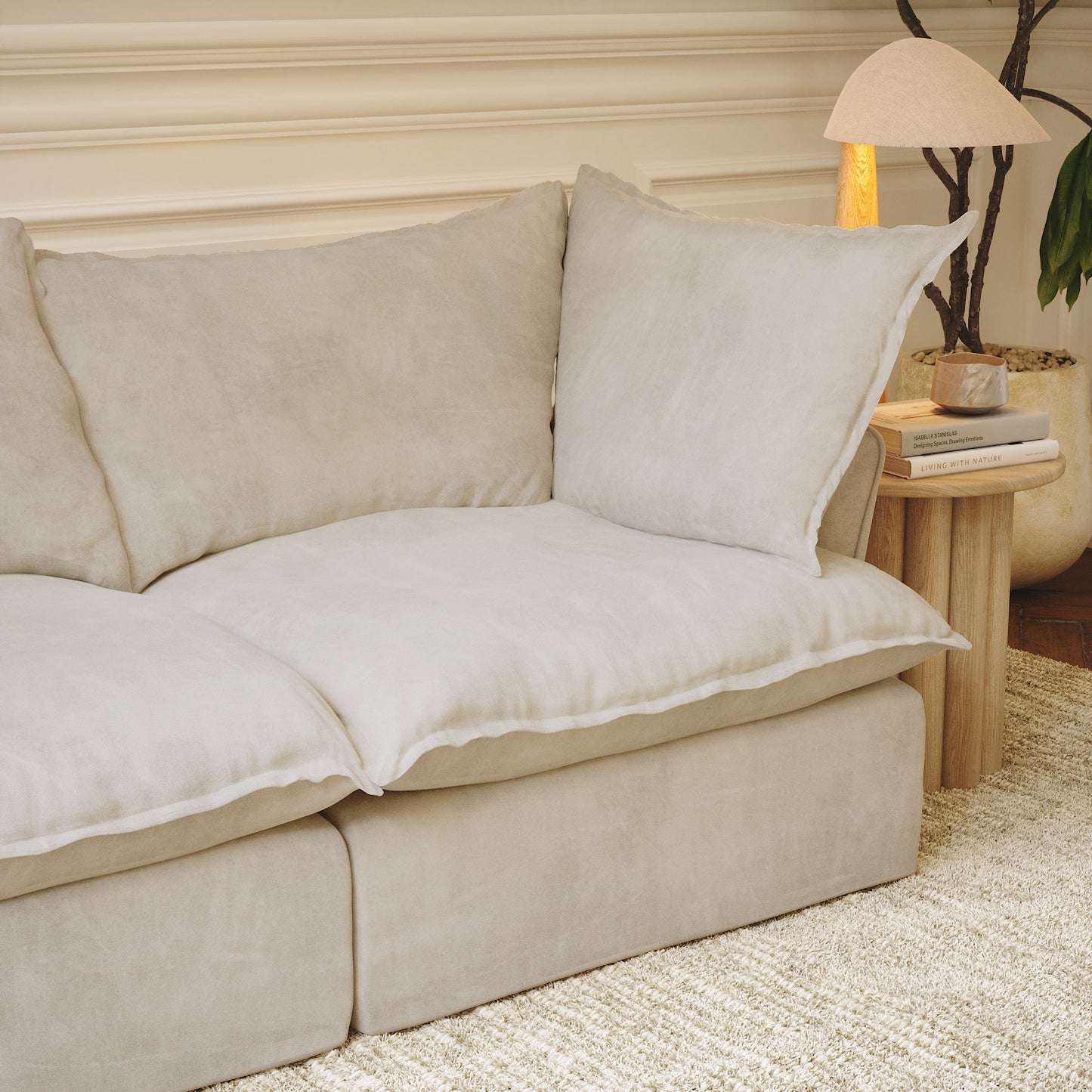 CloudComfort™ Modular Washable Luxe Sofa - 2 Seater Sofa