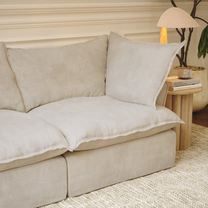 CloudComfort™ Modular Washable Luxe Sofa - 2 Seater Sofa